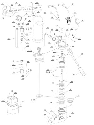 La Pavoni Sight Glass Chromed Fittings for Europiccola, (2