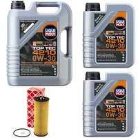 MotoröL Set Top Tec 4210 0W-30 Liqui Moly 7 Liter + ÖLfilter FüR Vw Passat 2.5