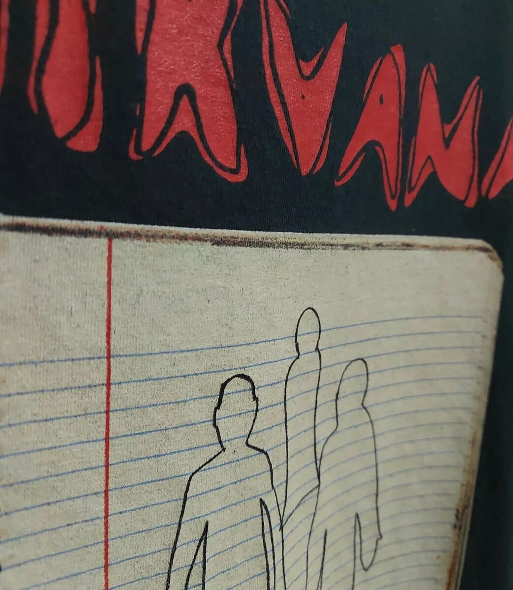 Vintage Y2K Nirvana Band 2003 Ghost Notebook Band Tee Double Vintage Y2K Nirvana Band 2003 Ghost Notebook Band Tee Double