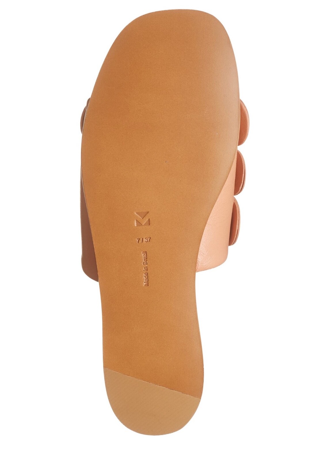 MERCEDES CASTILLO Delphia Slide Sandal, Suede/Leather Upper Adobe 04 Size5, $495 image 5