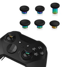 Metal Thumbsticks Caps/Stainless Steel D-Pad for Xbox Elite Series 2 Controller