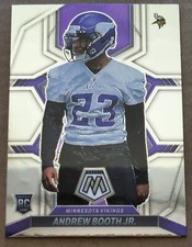 2022 Panini Mosaic Andrew Booth Jr. RC Minnesota Vikings #386 Rookie