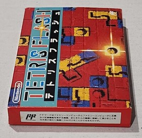 Tetris Flash - 1993 Famicom Complete in Box CIB NES Nintendo Puzzle Game NSTC-J