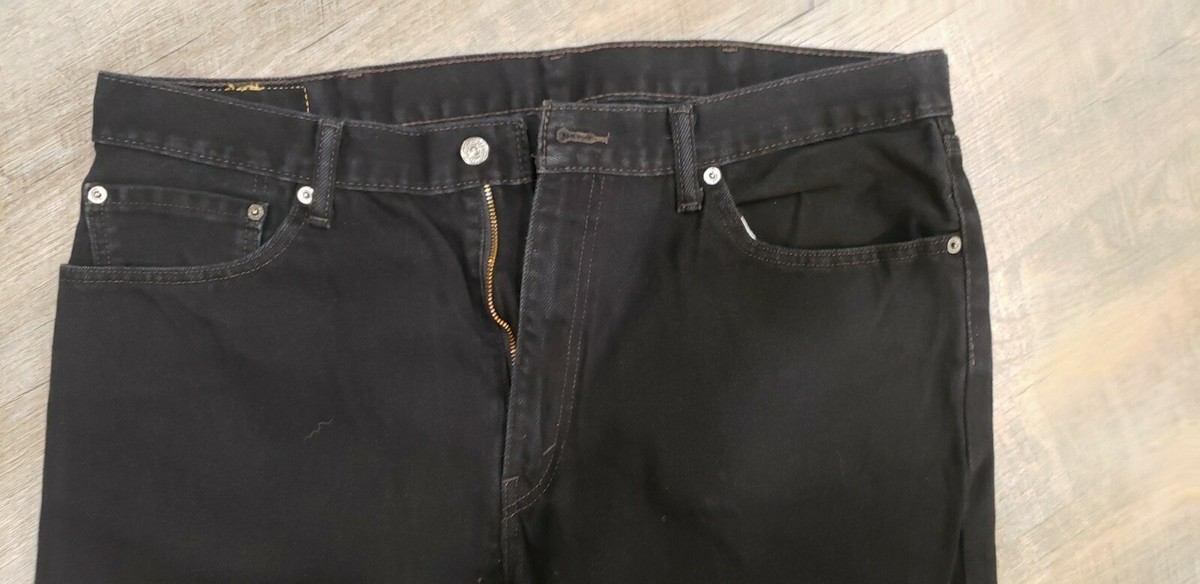 90s Levi‘s 505 デニム 40X32 極太 神サイズ USA製 90s Vtg Levi's 505 Orange Tab Black High Regular Fit