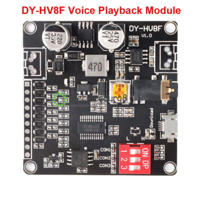 12V 24V Voice Playback ModuleOne-to-One Trigger Serial Port Control For Arduino