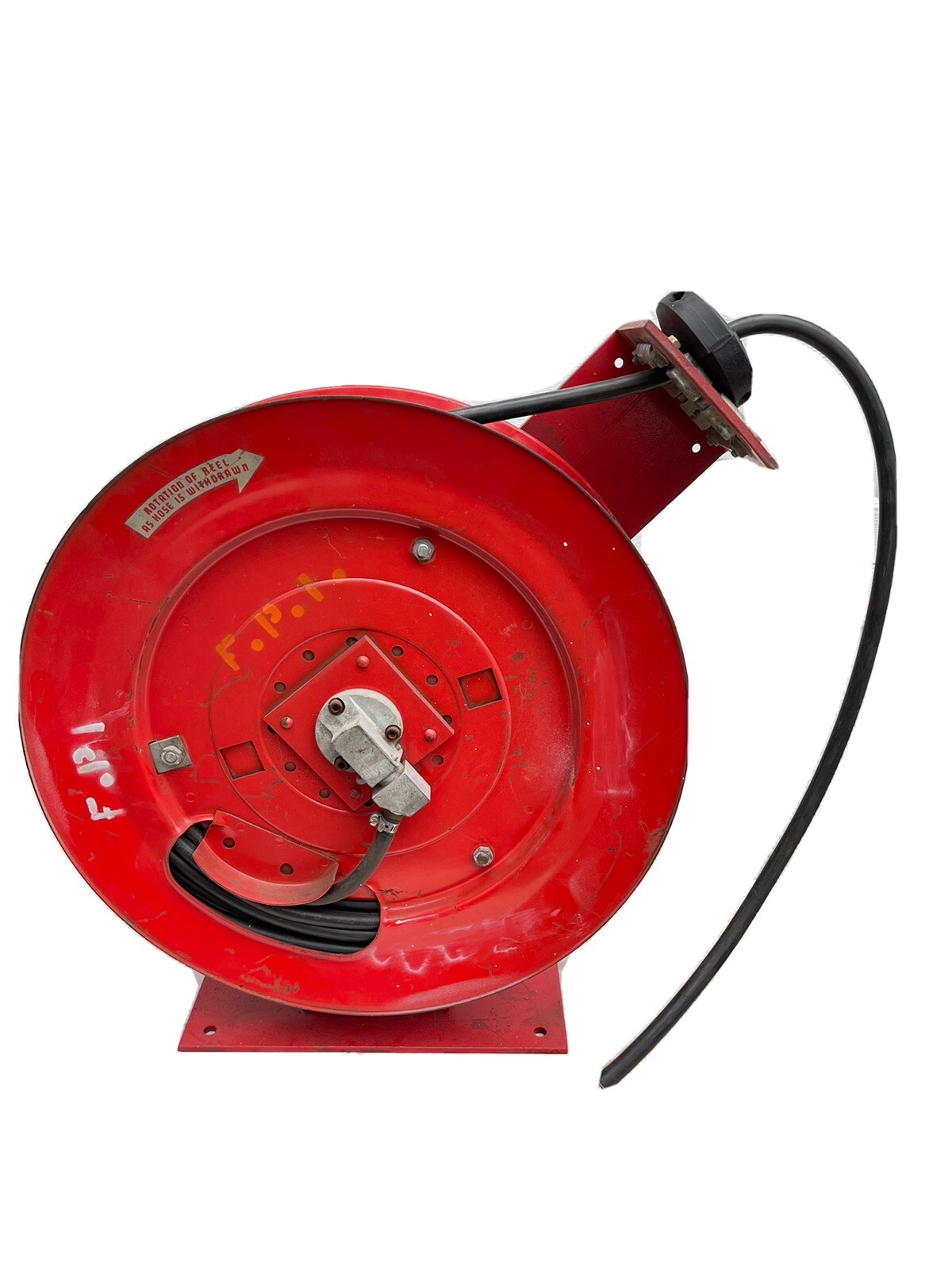 Lincoln #82206 50' Heavy Duty Bare Hose Reel | eBay