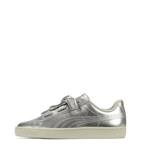 puma silver trainers