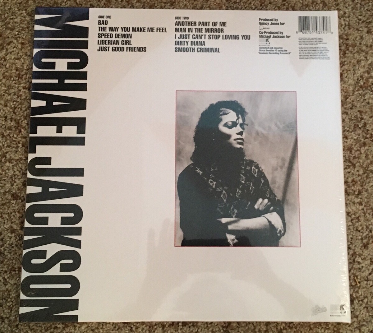 Michael Jackson Collectibles BAD Vinyl, NY Times 2 Tributes