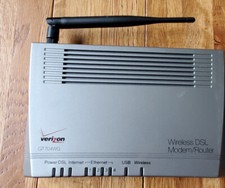 Verizion Actiontec GT704WG 54 Mbps 4-Port 10/100 Wireless G Router DSL Modem 