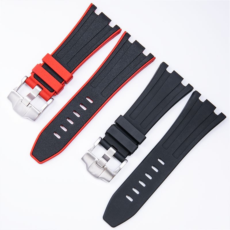 28 mm Nature Rubber Watch Band Strap Fits Audemars Piguet Royal Oak Offshore