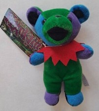 Franklin Bear Grateful Dead Beanie Plush Doll Novelty Beanbag Hippie Collectible