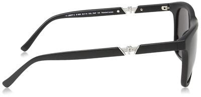 Police Unisex Sunglasses S1800 703P Matte Black w/Grey Polarazed
