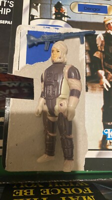 rare star wars carded figures 1980s 1980 Dengar 41 Back STAR WARS Kenner Vintage Original Card Back And Figure  Rare