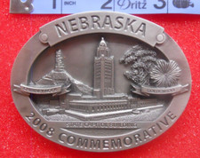 Vintage 2008 Nebraska Belt Buckle