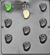 Bite Size Ear Chocolate Candy Mold 1358 Halloween