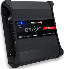 Stetsom BRAVO ATTACK 3000 Watts RMS Mono Full Range Digital Amplifier 4Ohm