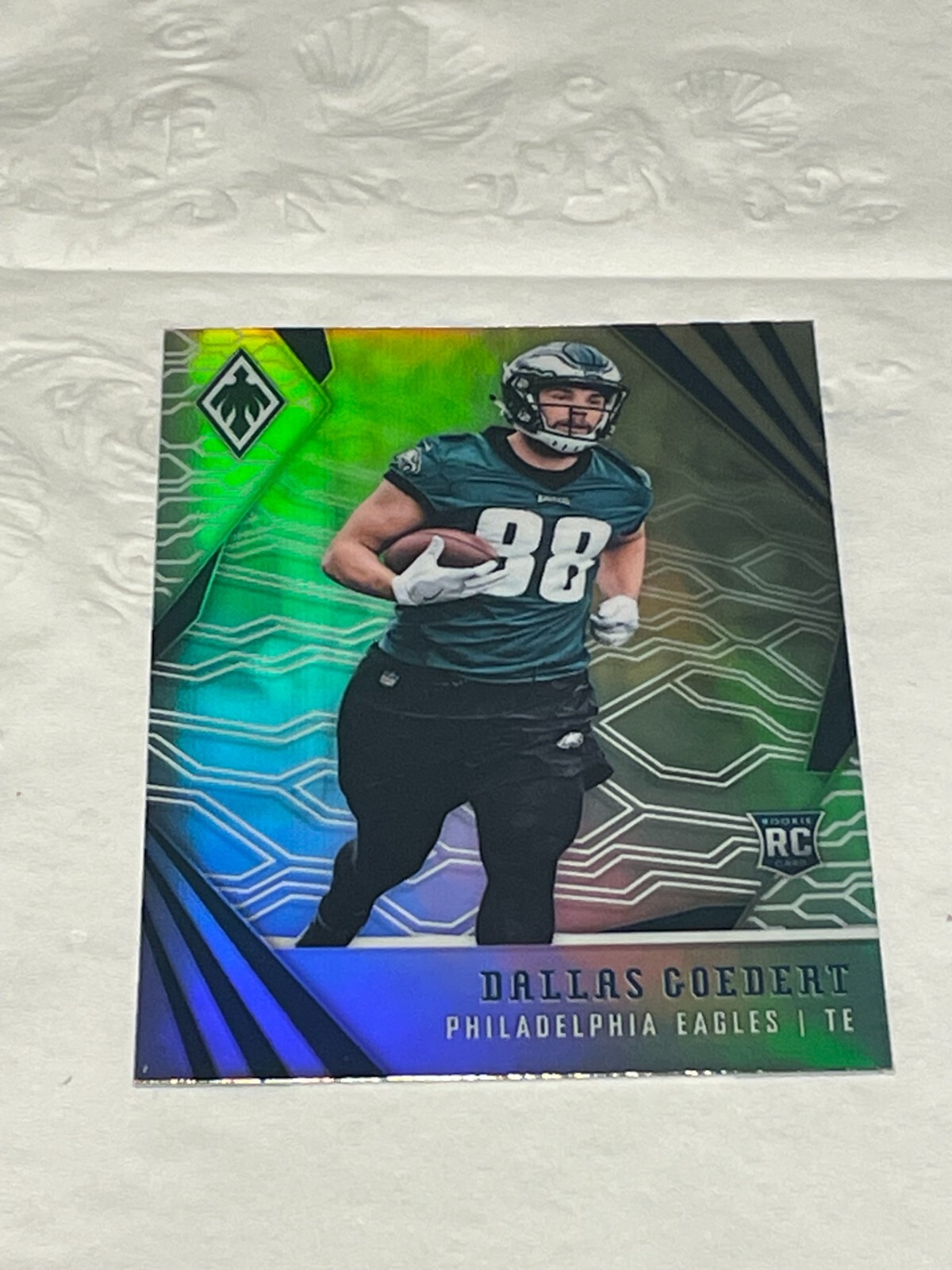2018 PANINI PHOENIX ROOKIES DALLAS GOEDERT RC PHILADELPHIA EAGLES #199