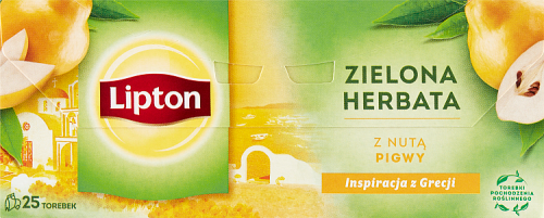 2 x Lipton Green Tea with a Note Of Quince Flavor Tasty Tea - 2 x
