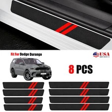 8pcs Custom For Dodge Durango Car Door Sill Protector Guard Step Protector Y6