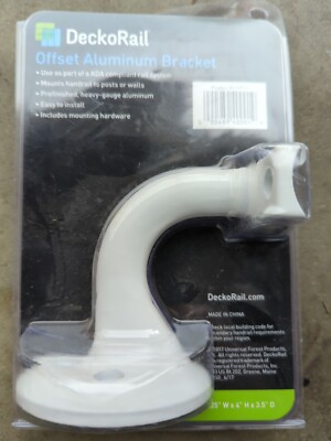 DeckoRail 235957  Aluminum ADA Compliant Rail System White