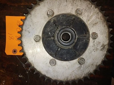 1981 kAWASAKI Kl250 rear wheel drive sprocket hub with sprocket - Image 1 of 2