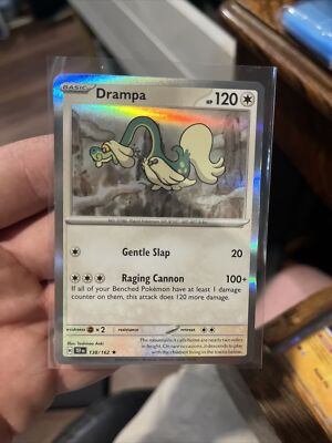 drampa holographic card HOLO Drampa 138/162 NM / M - Temporal Forces Pokemon Card