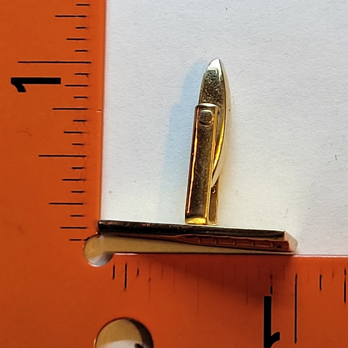 Boutons De Manchette Vintage Foster - Dorés - Occasion Très Bon état - Signés Et Monogrammés