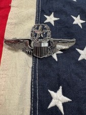 BREVETTO PINS SPILLA PILOTA MILITARE AMERICANO USAF IN METALLO
