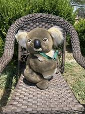 Vintage FAO Schwarz Koala Bear Plush Stuffed Animal 90's Realistic Eucalyptus