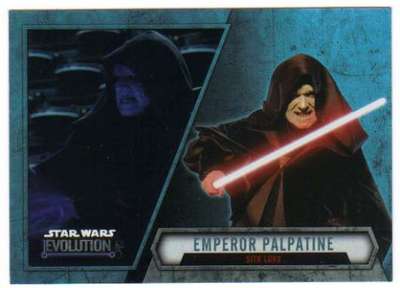 2016 Topps Star Wars Evolution Trading Card #49 Emperor Palpatine Sith Lord
