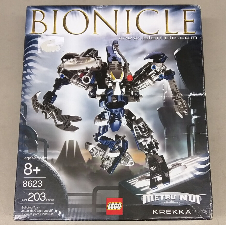 LEGO Bionicle 8623 Krekka NEW! Titan Glow-in-the-Dark Kanoka Disk