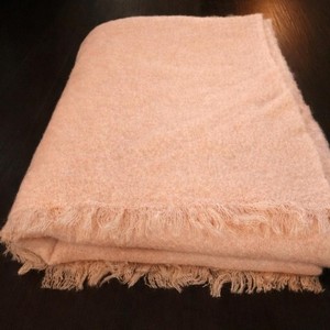 アウトレットの人気商品 VINTAGE 100% MOHAIR BLANCKET ショール 超肉