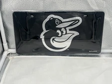 Baltimore Orioles MLB Black Lasercut License Plate Wincraft