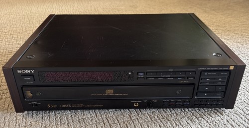 Sony CDP-C85ES 5 Disc Cd Player Changer High Density Liner Converter DSS - Nice