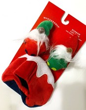 Christmas CAT BURROW  2 GNOME CatNip TOYS NEW 3pc Holiday Kitten Kitty
