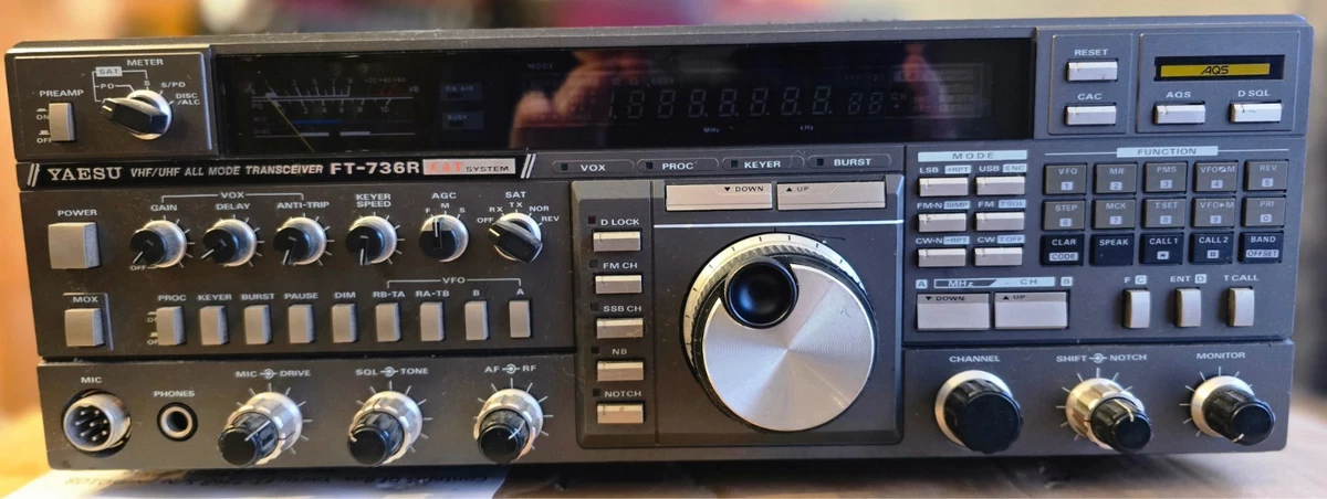Yaesu FT-736 All-Mode Transceiver HF⁄VHF⁄UHF Tested Working YAESU