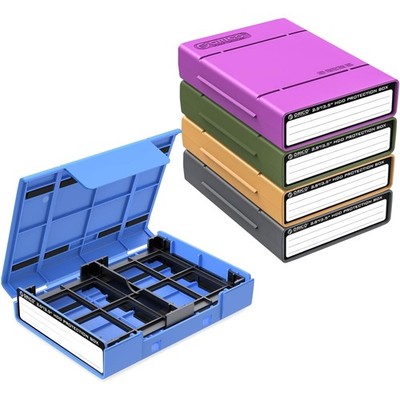 Festplatten Schutzkoffer Set für 2,5 und 3,5 Zoll HDD SSD stoßfest staubdicht...