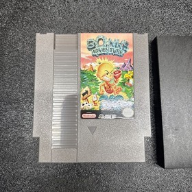 Bonk's Adventure NES Game Cartridge - READ!!!