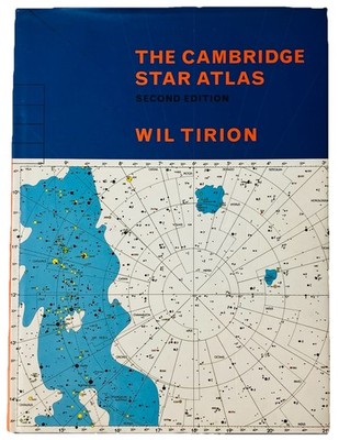 The Cambridge Star Atlas 2nd Ed Wil Tirion (1998) Hardcover w/ DJ Astronomy Maps