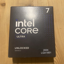 Intel Core Ultra 7 265K Unlocked CPU Serie 2 Prozessor, LGA1851, Box