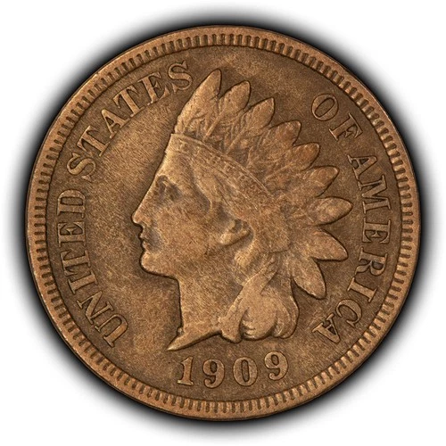 1909-S 1c Indian Head Small Cent - VF/XF Key Date - SKU-Y6532