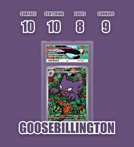 ACE 9 Haunter | Mega Gengar Deck | MEP 027 | Black Star Promo | POP 523