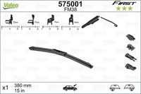 Wischblatt Scheibenwischer First Multiconnection Valeo 575001 FüR Hyundai Fiat 6