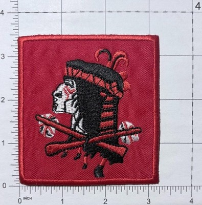 USN NSWDG Red Squadron Team Flag Patch Hook & Iron-On Repro New A566