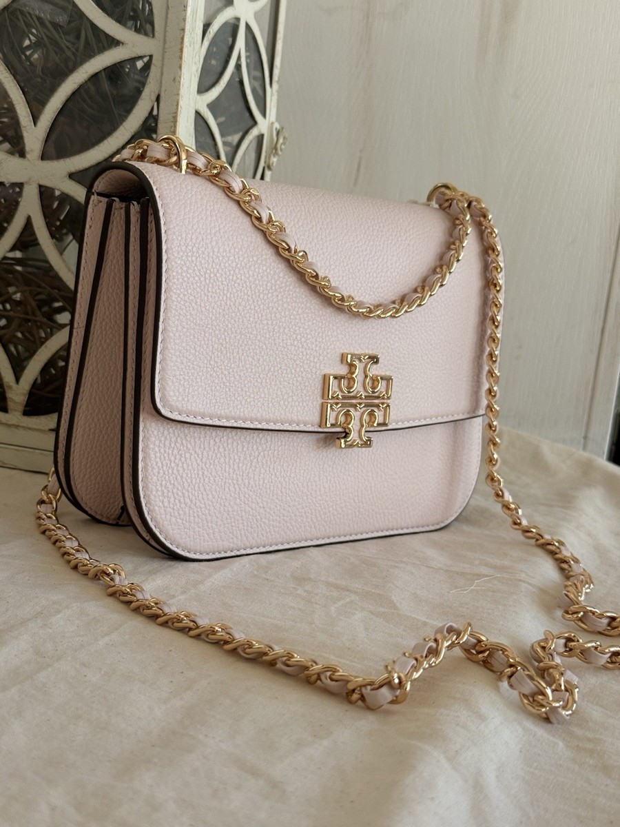 Tory Burch Britten Small Adjustable Shoulder Bag Light Pink with