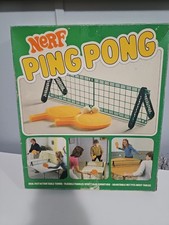 Vintage Nerf Ping Pong Parker Brothers Model #0273 Official Table Game 1982 1bal