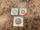 Franklin Half Washington Quarter Roosevelt Dime 3 Coin D Mint Lot 90% Silver Lot