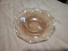 Vintage Jeannette Floragold Louisa 9.5" Carnival Glass Bowl