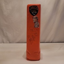Gus Bradley Panthers NFL Autographed Football Pylon