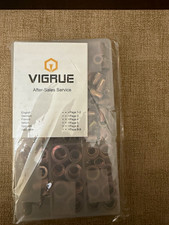 VIGRUE 150pcs UNC #10-24 Rivet Nuts Kit, Carbon Steel 10.9 Black Oxide